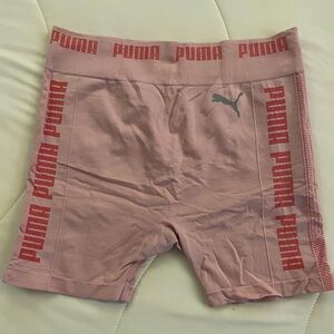 Puma pink size small bike short.